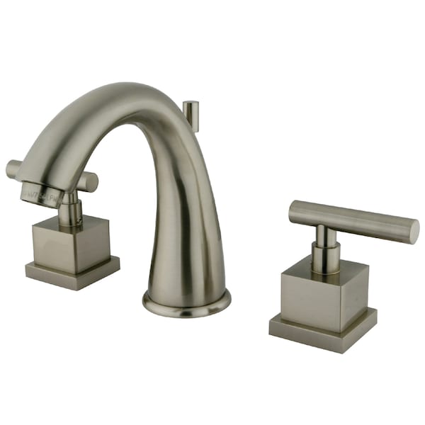 8" Widespread Bathroom Faucet, Brushed Nickel